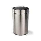 Thumbnail image #1 for Tramontina 81200-016DS Automatic Trash Can, 3.17 Gallon, Round, Sensor Lid, Stainless Steel