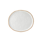 Thumbnail image #1 for Steelite International Utopia, Hessian UCT7141 Oval Porcelain Plate, White, 11-1/2" x 10"