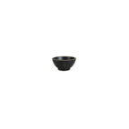Thumbnail image #1 for G.E.T. Kobe - EGS B245035-GLDB . . Round Melamine Bowl, 4 oz., 3-5/8" Diameter, Black with Gold Rim Case of 6