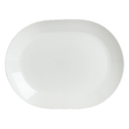 Thumbnail image #1 for Steelite International Rene Ozorio, Aura 6300P312 Porcelain Race Track Oval Platter, 12.5" x 9.5" 1 Dozen