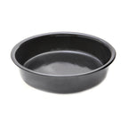 Thumbnail image #1 for Steelite International DW Haber DW64RFPPORBK Round Porcelain Food Pan, 4 qt, Black, 12 x 12 x 2.75 in
