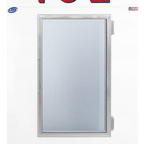 Thumbnail image #2 for Leer 3520401 Indoor Upright Ice Merchandiser, Glass Door, 40 cu. ft., Self-Contained Bottom-Mounted Refrigeration, 50.5"W x 36.19"D x 76.5"H