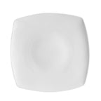 Thumbnail image #1 for CAC China Clinton RCN-FS8 Square Porcelain Plate, Flat Edge, 8-7/8" Case of 2 Dozen