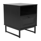 Thumbnail image #1 for Flash Furniture EV-ST4043-ZZ-BLK-GG Wood Work Table Drawer, 17" W x 19" D