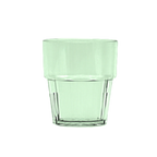 Thumbnail image #1 for Thunder Group Diamond PLPCTB108GR 8 oz Green Polycarbonate Rocks Glass Case of 4 Dozen