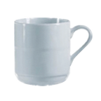 Thumbnail image #1 for Cardinal Rondo by Arcoroc S1535 10 oz Stackable Porcelain Coffee Mug 1 Dozen