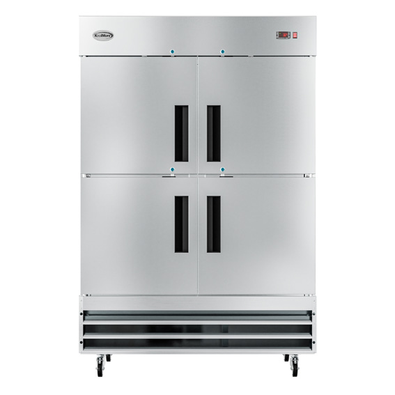 Product image #8 for KoolMore 54-Inch Two-Section Reach-In Refrigerator, 47 Cu. Ft., Bottom-Mount, Stainless Steel