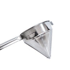 Thumbnail image #1 for Omcan 81290 China Cap/Chinois Strainer, 10" dia., fine mesh, 9-1/4" handle, stainless steel Case of 12