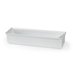 Thumbnail image #1 for G.E.T. Bugambilia, Fit Perfect CIH1/2LD-WW Cast Aluminum Food Pan, 1/2 Size Long, 5-1/2 Qt., 4" Deep, White