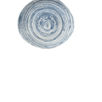 Thumbnail image #1 for Mikasa Hospitality (Lifetime Brands, Inc.) 1972 5327588 Coupe Plate, 10.6 x 9.6 in, Swirl Blue Vitrified Stoneware Case of 6
