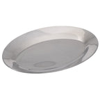 Thumbnail image #1 for Stanton Trading 1208 Oval Aluminum Sizzle Platter, 10-1/2" x 7", Highly Polished Case of 24