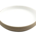 Thumbnail image #1 for G.E.T. cheforward 21377-TOH/SND Round Melamine Hatch Plate, 6.5 in, Touch of Honey Interior/Sandstone Exterior Case of 24