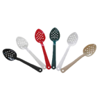 Thumbnail image #2 for Thunder Group PLSS113BK Perforated Polycarbonate Serving Spoon, 11", Black Case of 6 Dozen