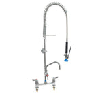 Thumbnail image #1 for Fisher 34270 Spring-Style Pre-Rinse Unit with 8" Deck-Mount Valve, 14" Swing Spout, 36" Hose and Ultra Spray Valve