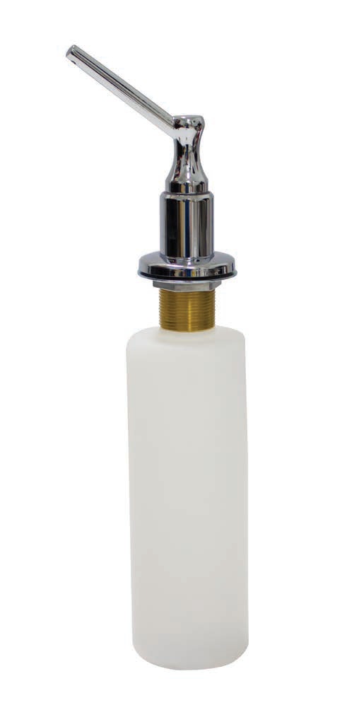 Product image #2 for Advance Tabco Deck-Mounted Manual Liquid Soap Dispenser, Chrome and Plastic