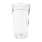 Thumbnail image #1 for G.E.T. Spektrum 8822-1-CL 22 oz Clear Textured SAN Plastic Tumbler Case of 6 Dozen