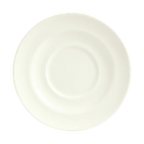 Thumbnail image #1 for Reserve by Libbey - Silk 987659393 Round Porcelain Saucer, 6-1/2 in, 2-3/4 in Well