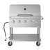 Thumbnail image #5 for KoolMore 36-Inch 5-Burner Mobile Outdoor Propane Gas Grill with Roll Dome Cover