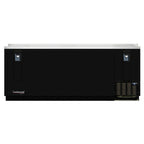 Thumbnail image #1 for Continental Refrigerator BC95N 95-Inch Flat Top Bottle Cooler, Stainless Steel Top, 3 Slide-Back Lids, Black Exterior