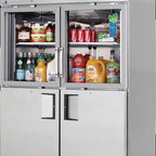 Thumbnail image #5 for Everest Refrigeration EGSH4 Two-Section Reach-In Refrigerator, 48.0 cu. ft., Combination Glass/Solid Half Doors, Stainless Steel