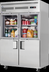 Thumbnail image #5 for Everest Refrigeration EGSH4 Two-Section Reach-In Refrigerator with Combination Glass and Solid Half Doors, 48.0 Cu. Ft.