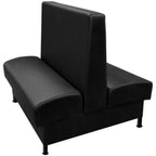 Thumbnail image #1 for Oak Street Morley MOR-4842-DBL Double Upholstered Restaurant Booth, 48"L x 42"H, Finished Ends and Back