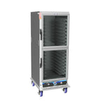 Thumbnail image #1 for Lockwood CA71-PFIN-CDD-R-HH Mobile Insulated Heated Holding Cabinet, Full-Height Clear Dutch Doors, Aluminum Exterior