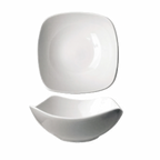 Thumbnail image #1 for International Tableware Quad QP-15 Square Porcelain Bowl, 50 oz., 8-1/2" x 8-1/2" x 3-3/8"H 1 Dozen