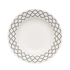 Thumbnail image #1 for Libbey Samira 109993 Rimmed White China Soup Bowl, 11", 26.4 oz.