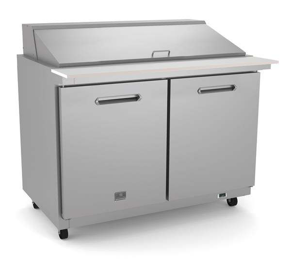 Product image #6 for Kelvinator Commercial 48-Inch Mega Top Refrigerated Sandwich/Salad Prep Table, Two-Section, 18 x 1/6 Pan Capacity