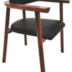 Thumbnail image #1 for Tramontina USA, Inc. 14626-081 Outdoor Restaurant Armchair, Tauari Wood, Black