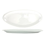 Thumbnail image #1 for International Tableware Vale VL-115 11 x 5 Inch Oval Porcelain Platter, White 1 Dozen