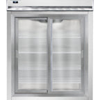 Thumbnail image #2 for Continental Refrigerator 2RENSGD Two-Section Extra-Wide Reach-In Refrigerator, 57 in Wide, Sliding Glass Doors, Self-Contained