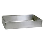 Thumbnail image #1 for Cadco PS-CBC-4 Removable Stainless Steel Steam Pan Holder Accessory, Holds 2 Half-Size or 3 Third-Size 4" Deep Pans