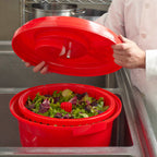 Thumbnail image #1 for Chef Master 90008 Economy Salad Dryer, 5 Gallon, Plastic, Clockwise & Counter-Clockwise Spin