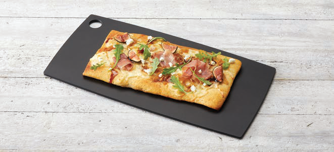 Product image #4 for American Metalcraft Black Pressed Wood Rectangular Serving Board, 16 x 8 x 1/4 Inch