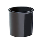 Thumbnail image #1 for Cal-Mil 1950-64-13 Round Melamine Salad Bar Crock, 2 qt, Black, 6-3/4" Diameter x 6-1/4"H Case of 4