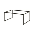 Thumbnail image #1 for Steelite International Creations Buffet 7363MW332 Rectangular Metal Buffet Riser, Pivot, Black, 21.88" x 13.88" x 9"