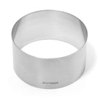 Thumbnail image #1 for JB Prince MA283 14 Seamless Round Stainless Steel Cake Ring, 5-1/2" Diameter x 2-9/10" High