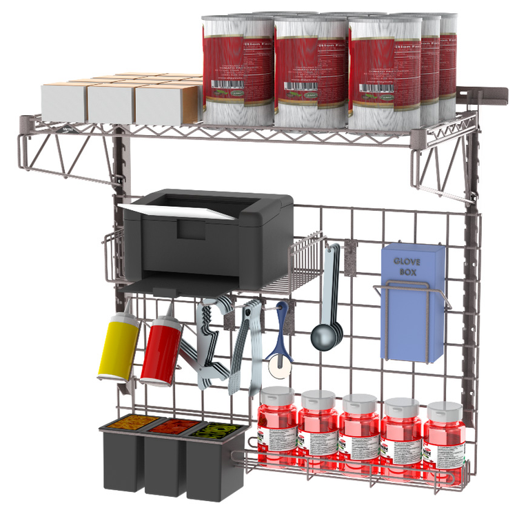 Product image #5 for Metro SmartWall 36-Inch Wall-Mounted Pizza Prep Station Starter Unit