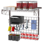 Thumbnail image #5 for Metro SWKIT-PIZZAPREPK4 Wall-Mounted Pizza Prep Station Starter Unit, 36 W x 20 D, Metroseal Gray Epoxy-Coated Finish, Microban Protection