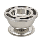 Thumbnail image #1 for Alegacy Foodservice Products 795C Stainless Steel Dessert Bowl with Gadroon Base, 5-1/4" Diameter, 3-1/4" High, Mirror Finish