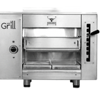Thumbnail image #1 for AMPTO WeGrill HIGHLANDER-G Gas Infrared Overfire Broiler, Single Deck Countertop, Stainless Steel, with Warming Oven