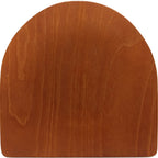 Thumbnail image #1 for Oak Street SLSEAT-XL-WOODIMP-CH Replacement XL Wood Bar Stool Seat, Cherry Finish, 16.875" D x 19.375" W x 0.75" Thick