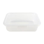Thumbnail image #2 for G.E.T. Eco-Takeouts EC-32-1-CL Hinged Container Lid, 22 oz., Jade, 7.00 x 6.33 x 1.94 in. Case of 4 Dozen
