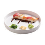 Thumbnail image #2 for Cal-Mil Hudson 22017-12-15 Round Melamine Plate, 12" Diameter, White, 1-1/2"H Case of 6