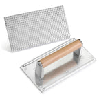 Thumbnail image #2 for New Star Foodservice Inc. 36411 Aluminum Steak Weight / Bacon Press, 8" x 4" Case of 36
