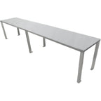 Thumbnail image #1 for IMC/Teddy TBV-1-1260-16 Table-Mounted Stainless Steel Overshelf, Single Tier, 12"D x 60"W, 16 Gauge, 4 Legs