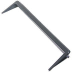 Thumbnail image #1 for AllPoints Foodservice Parts & Supplies 264167 Commercial Refrigerator Door Handle, 17-1/2 in L, Recessed Pull, Black Plastic