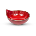 Thumbnail image #1 for Korin Inc Fusion BWS-A0117Q Ceramic Red Round Sauce Bowl, 3 oz., 4" Diameter x 2"H